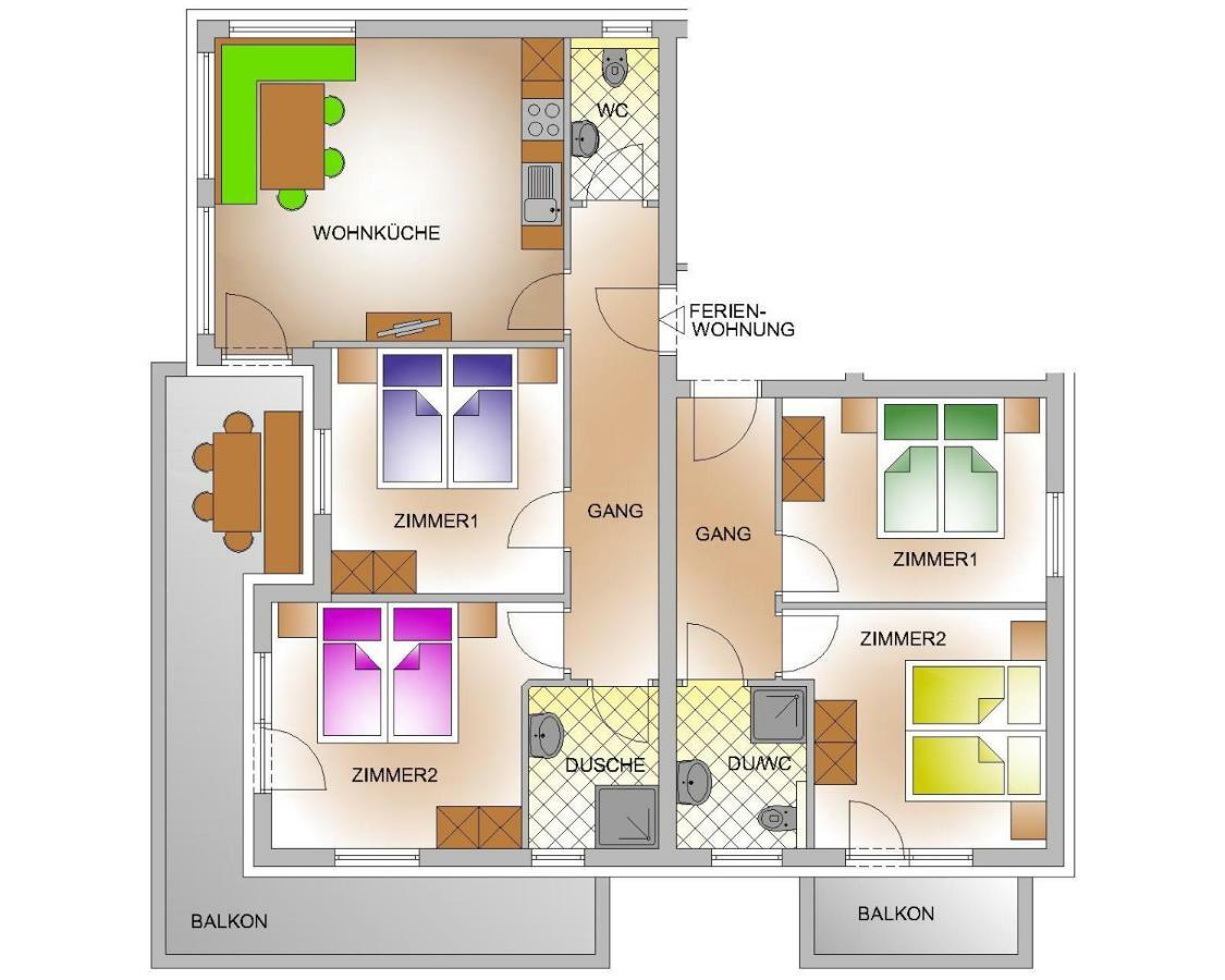 Schweinberger Sixtus Apartment Aschau Im Zillertal Bagian luar foto